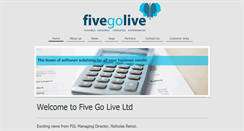 Desktop Screenshot of fivegolive.co.uk