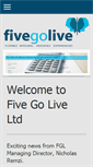 Mobile Screenshot of fivegolive.co.uk