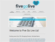 Tablet Screenshot of fivegolive.co.uk